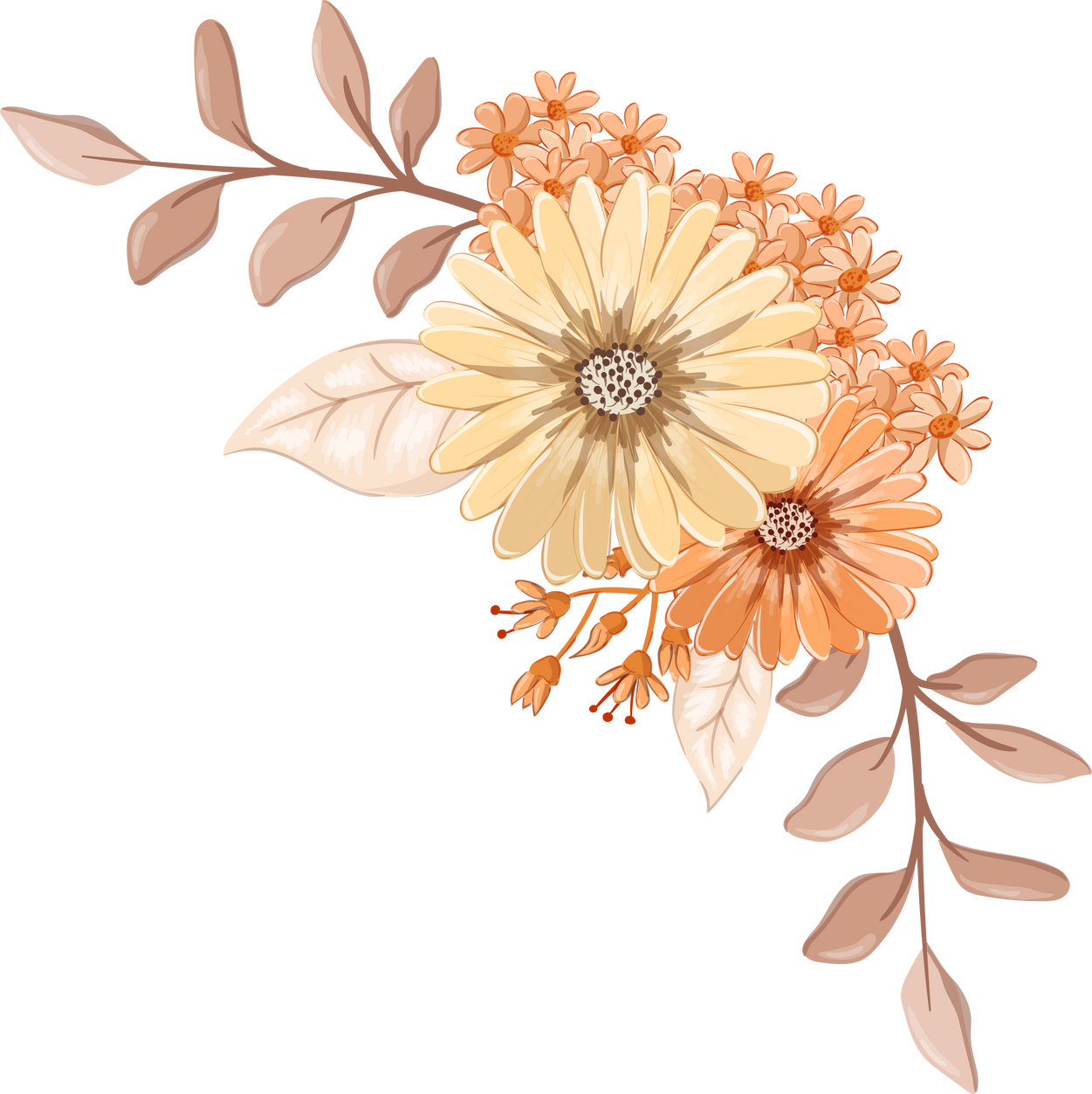 Orange Flower Arrangement